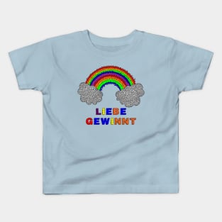 Love Wins - German Kids T-Shirt